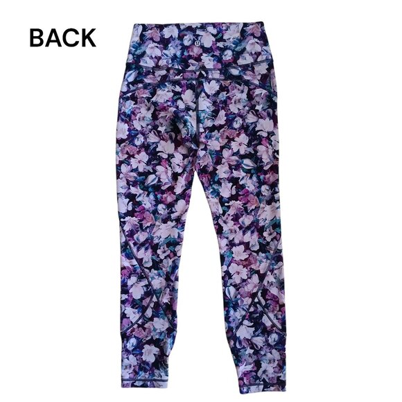 Lululemon Align II Pant 25” Utopia Multi Floral Womens 6 - Picture 5 of 14